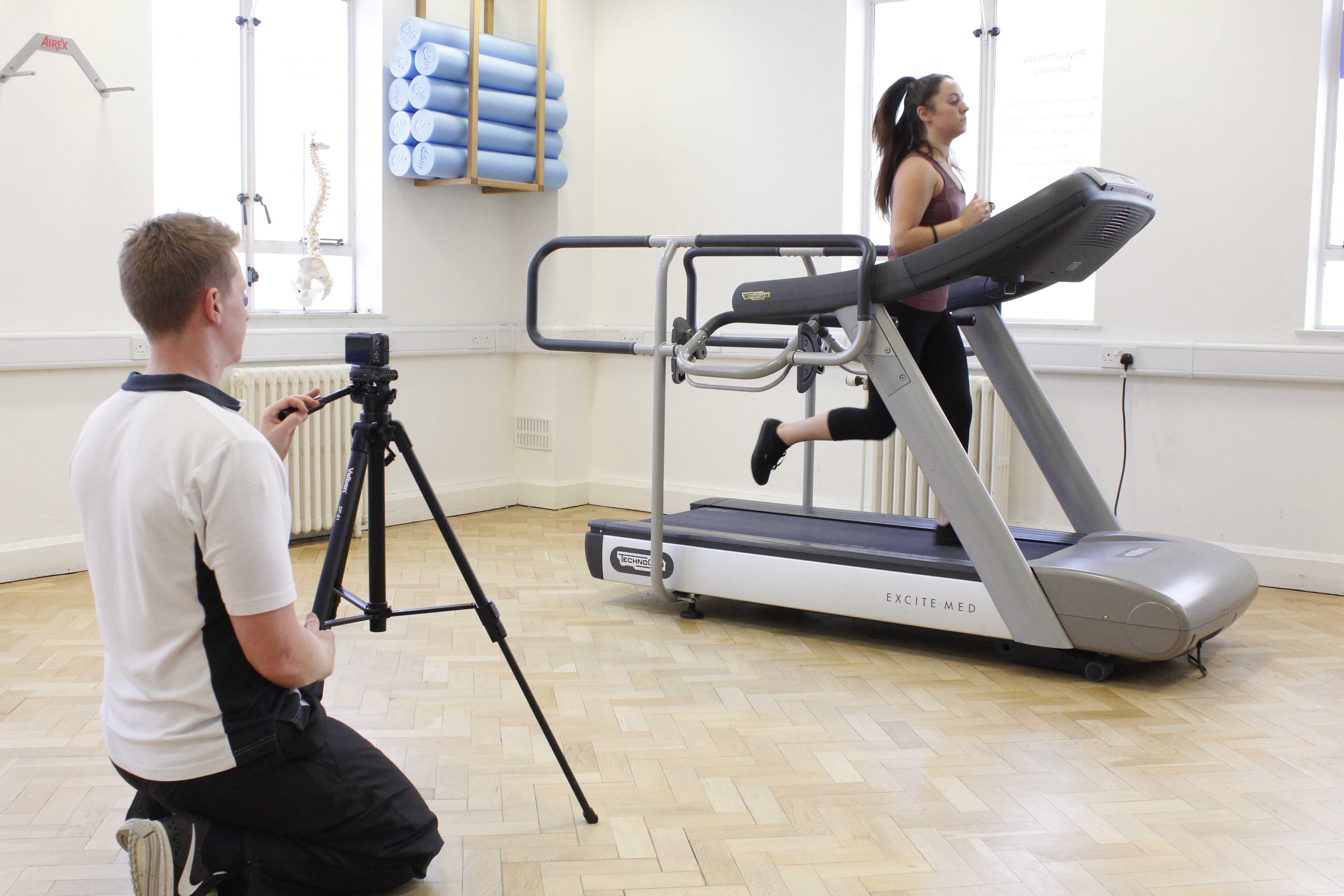 Biomechanical assessment for runners using videography 

