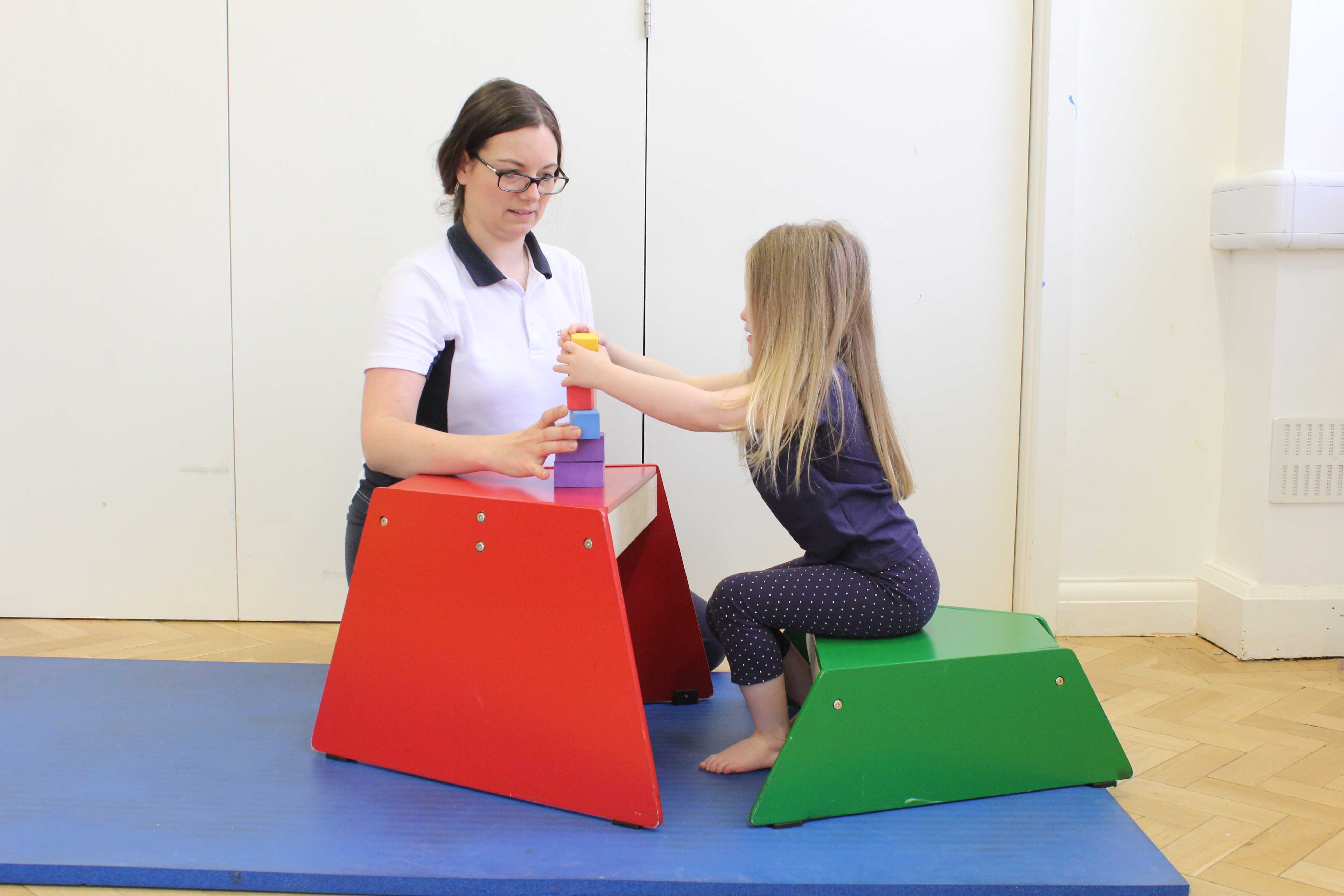 Developing sensory understanding through active play assisted by a physiotherapist