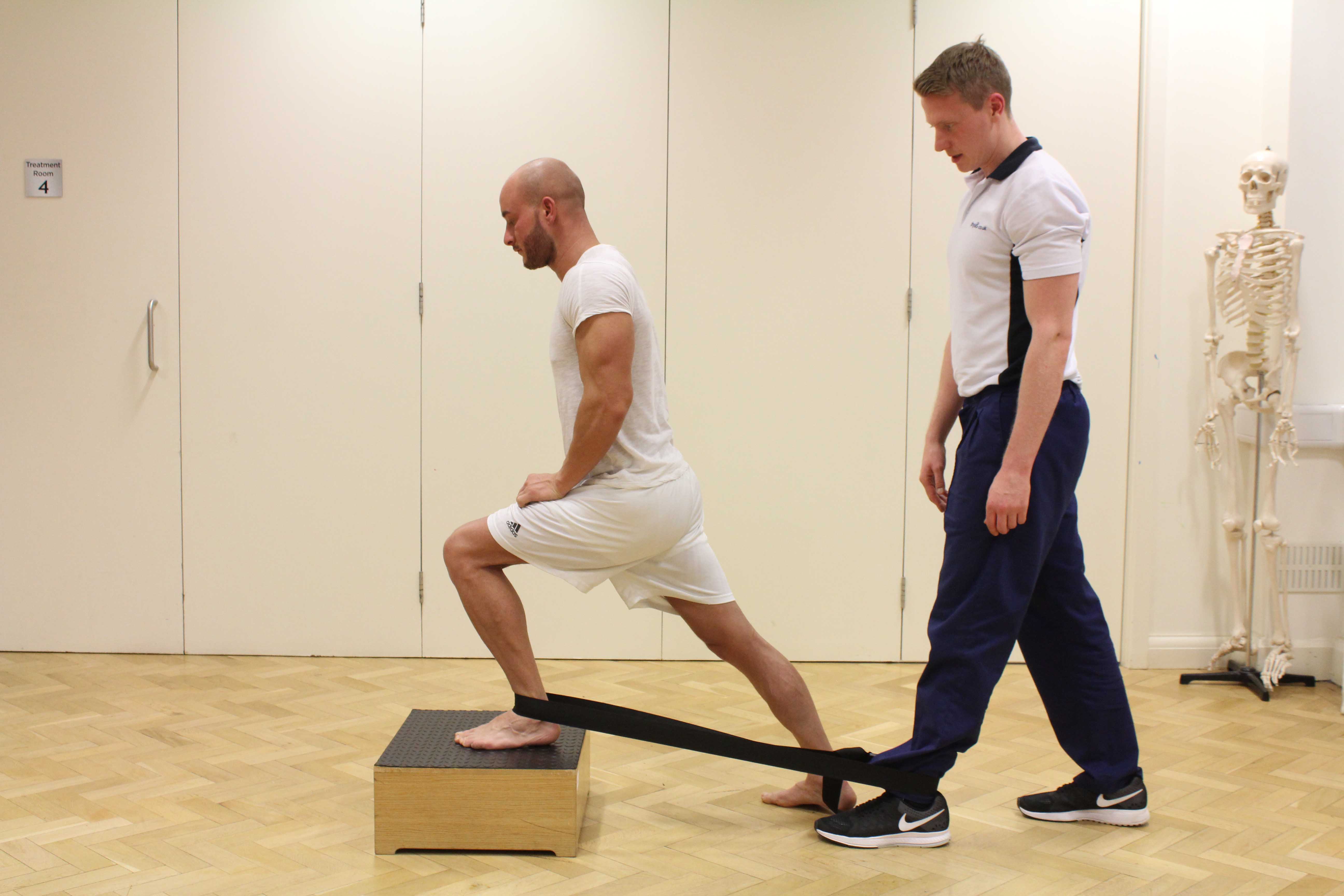 Mobilisation exercise for anterior impingement of the ankle