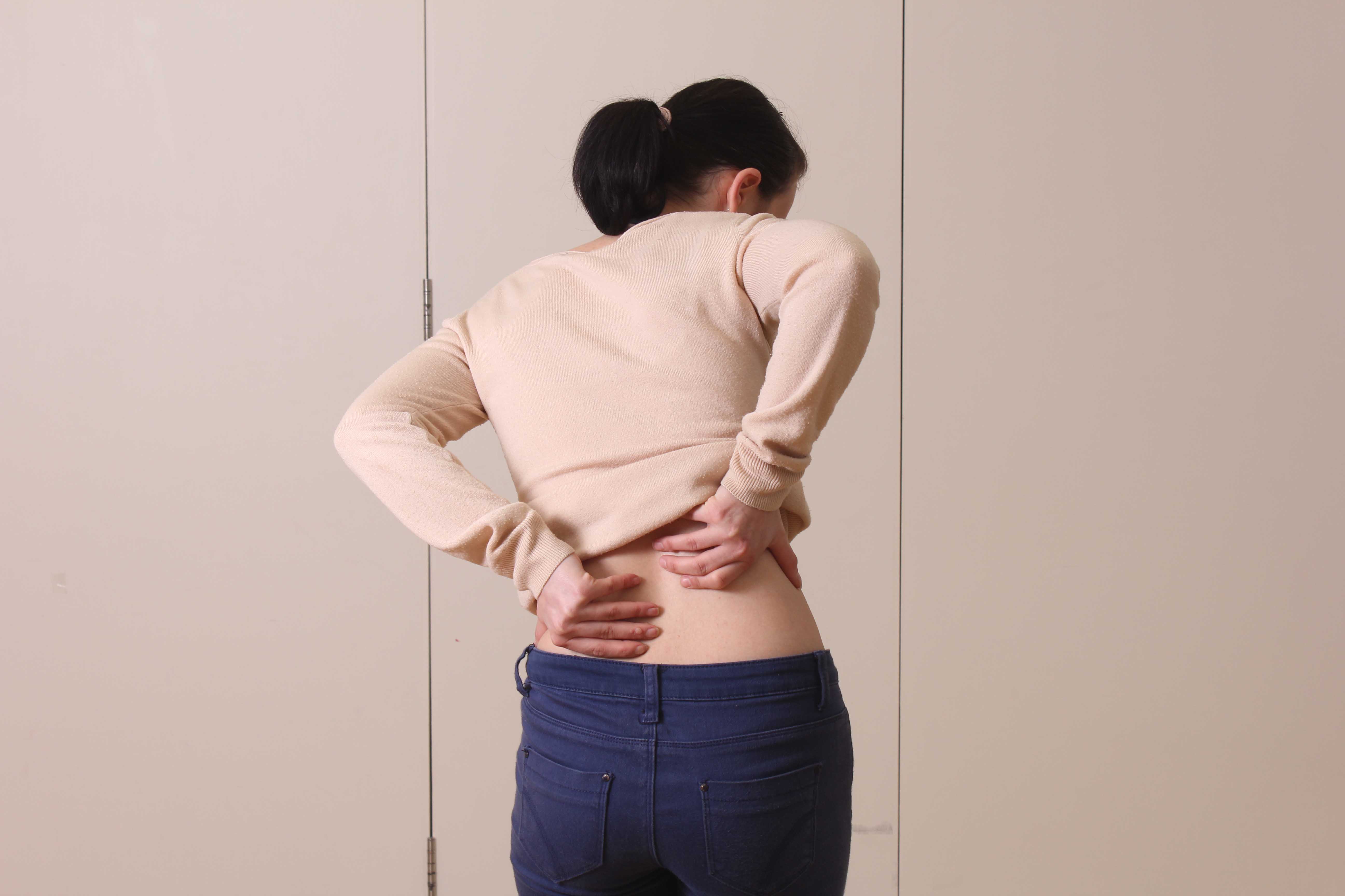 Pain associated with the muscles and connective tissues of the lower back