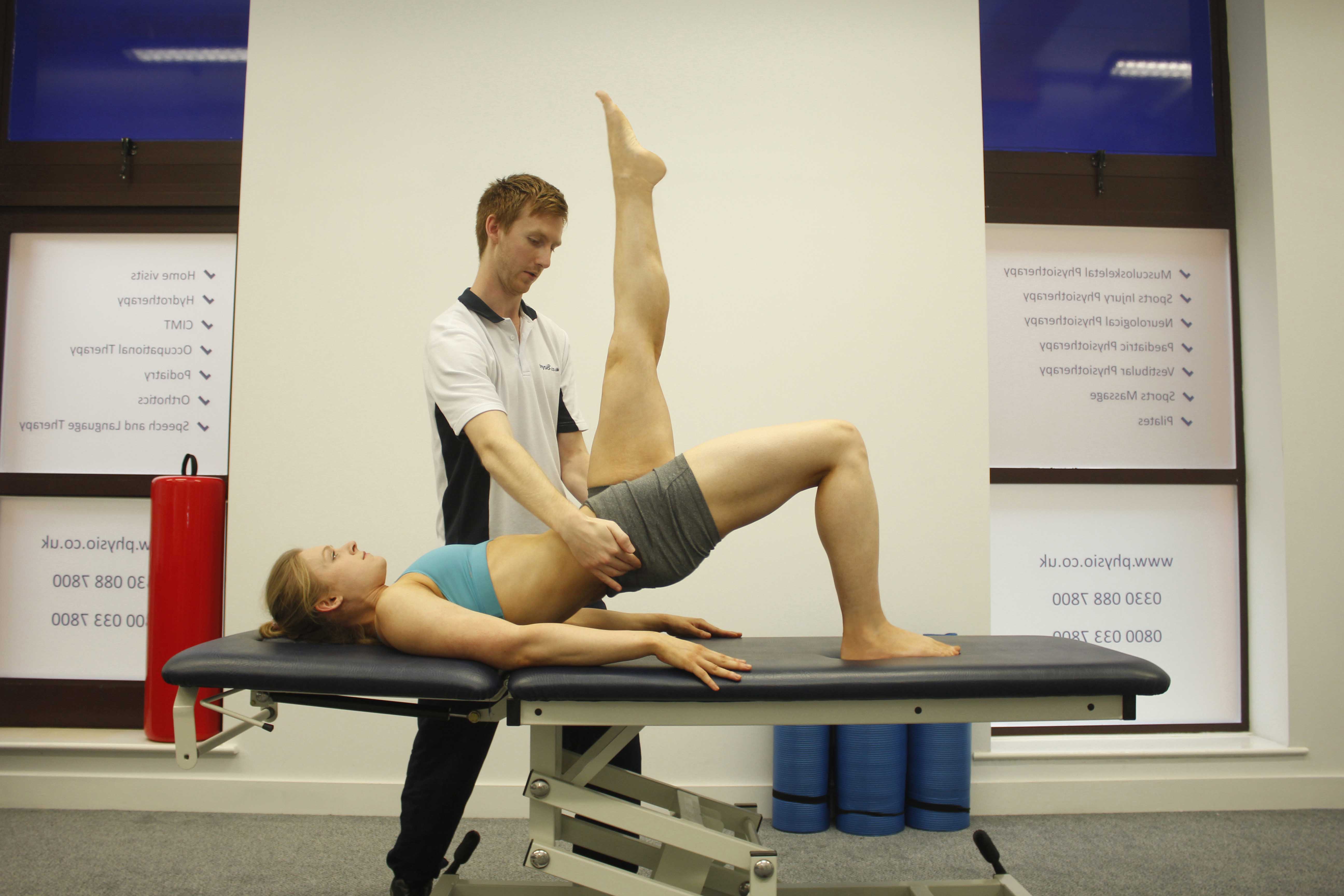 Our therapists may incorporate pilates based exercises into treatment sessions to target specific areas of weakness.